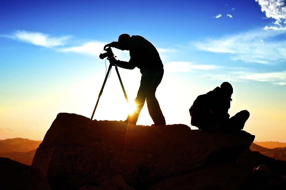Adventure backlight beautiful photo
