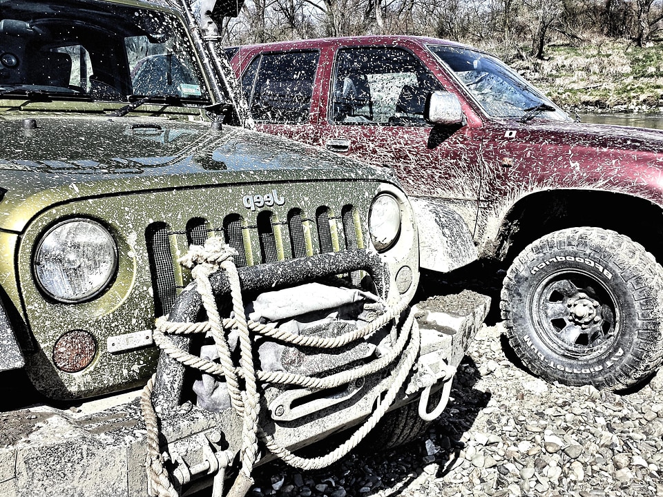 Automobile car dirty