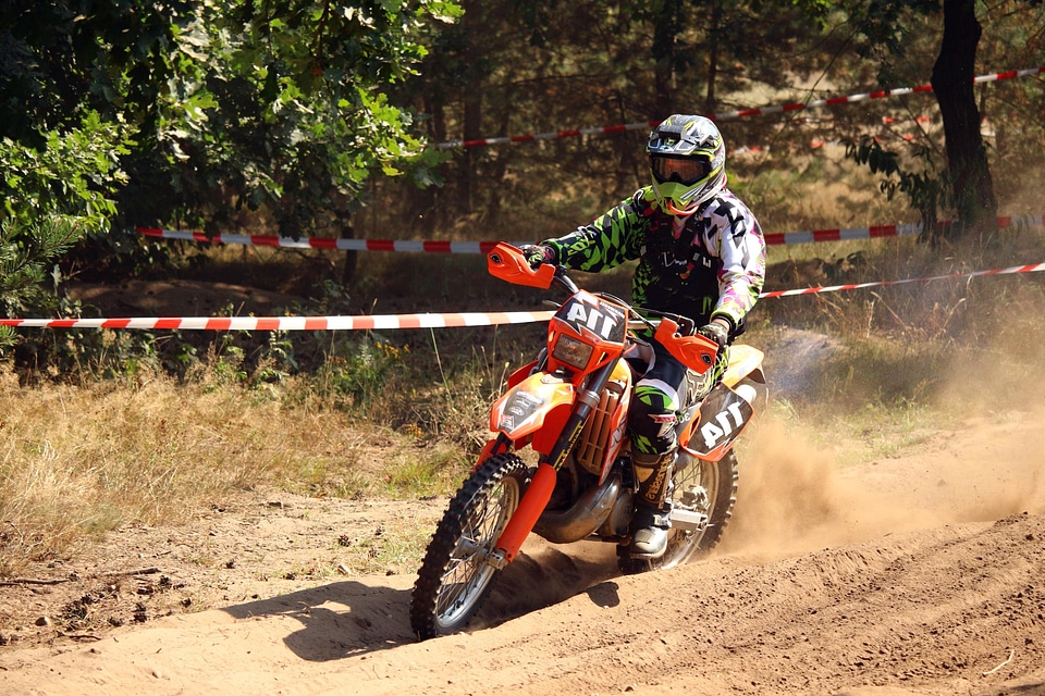 Action adventure biker