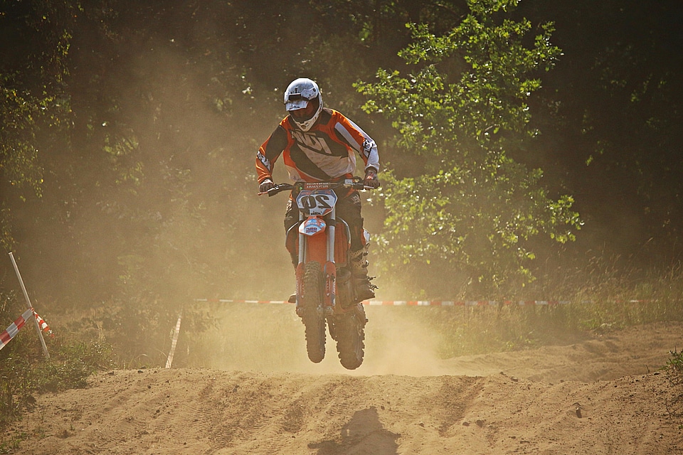 Action adventure biker