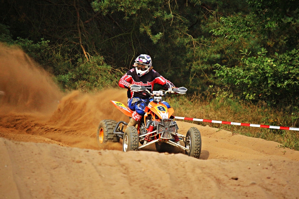 Action adventure biker