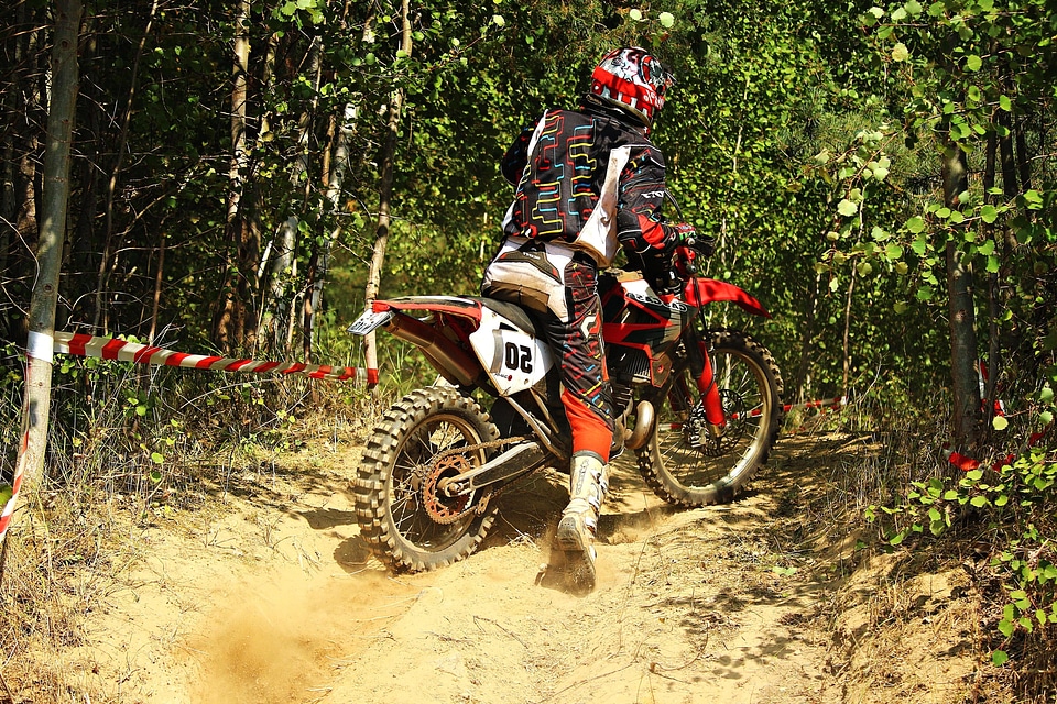 Action adventure biker