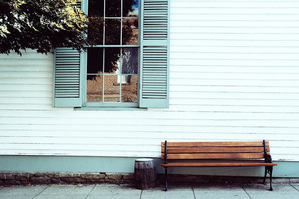 Architecture bench furniture