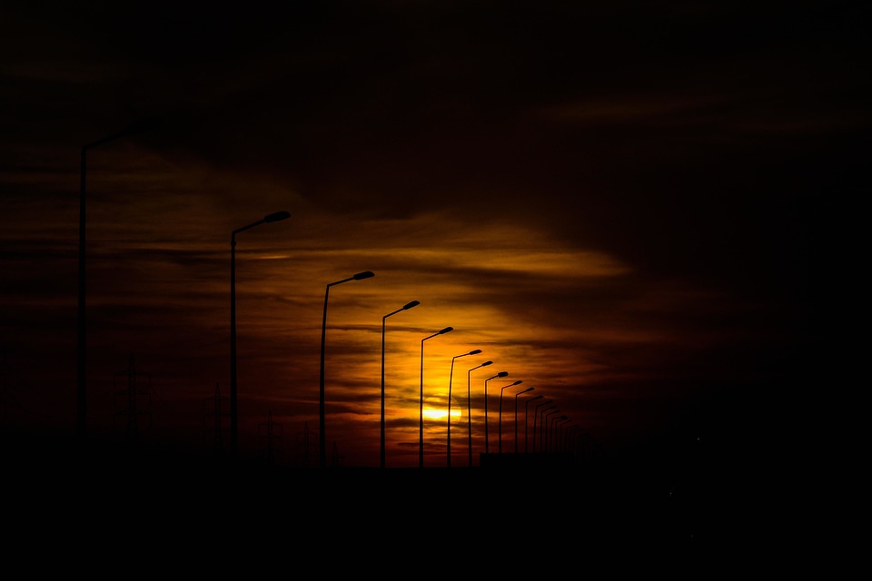 Atmosphere backlight dark