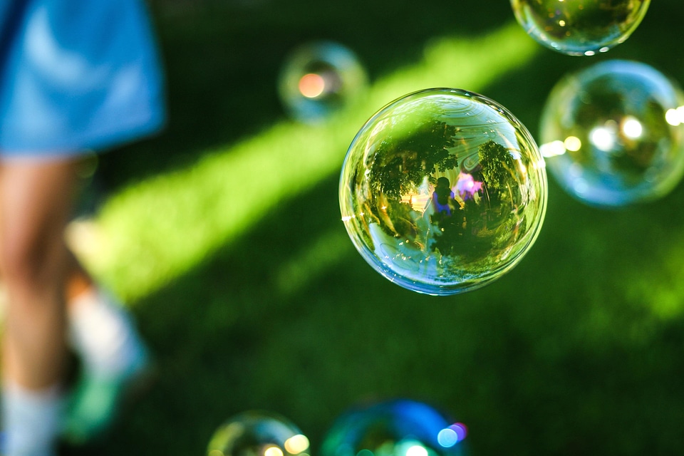 Ball bubble nature photo