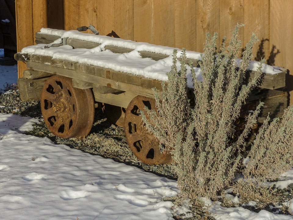 Wooden western style wild west photo