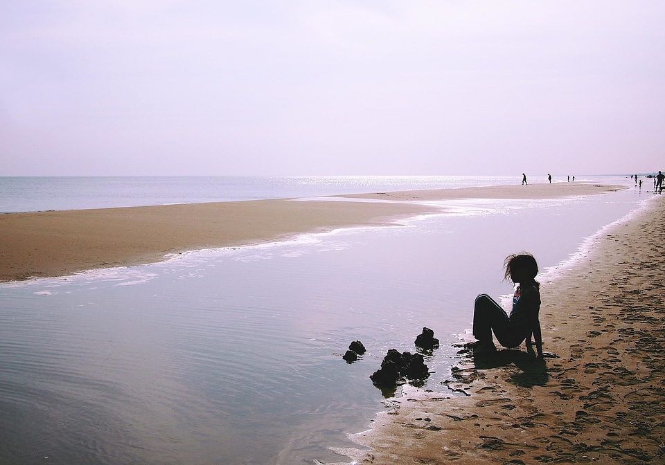 Beach child childhood
