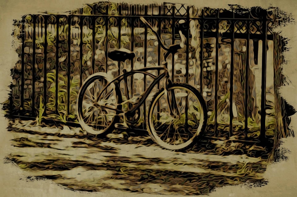 Antique art black and white