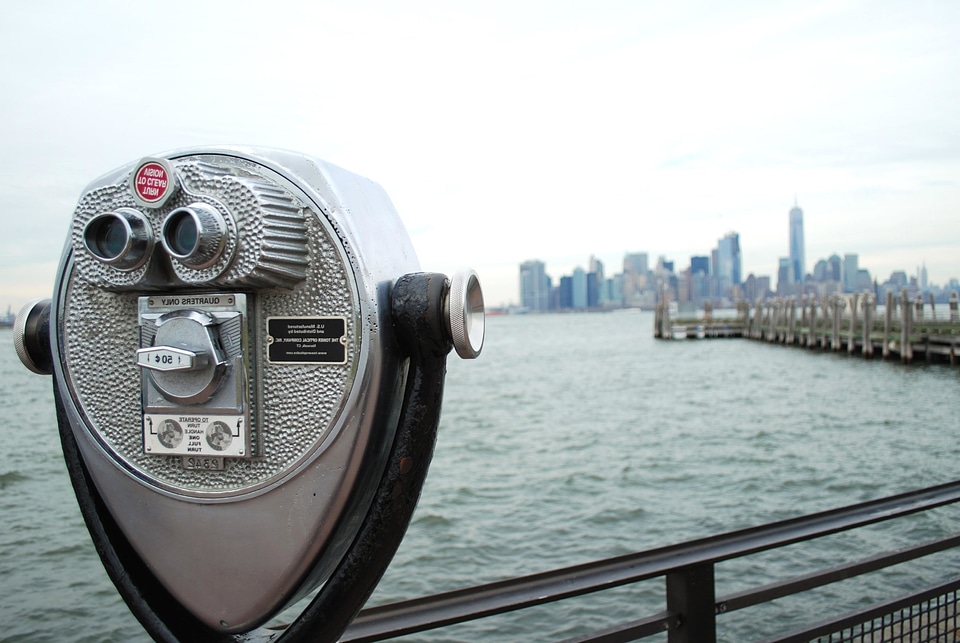 Architecture binoculars chrome