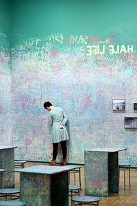 Art furniture graffiti