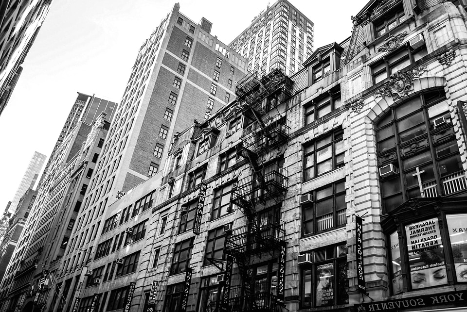 Aerial apartment architecture