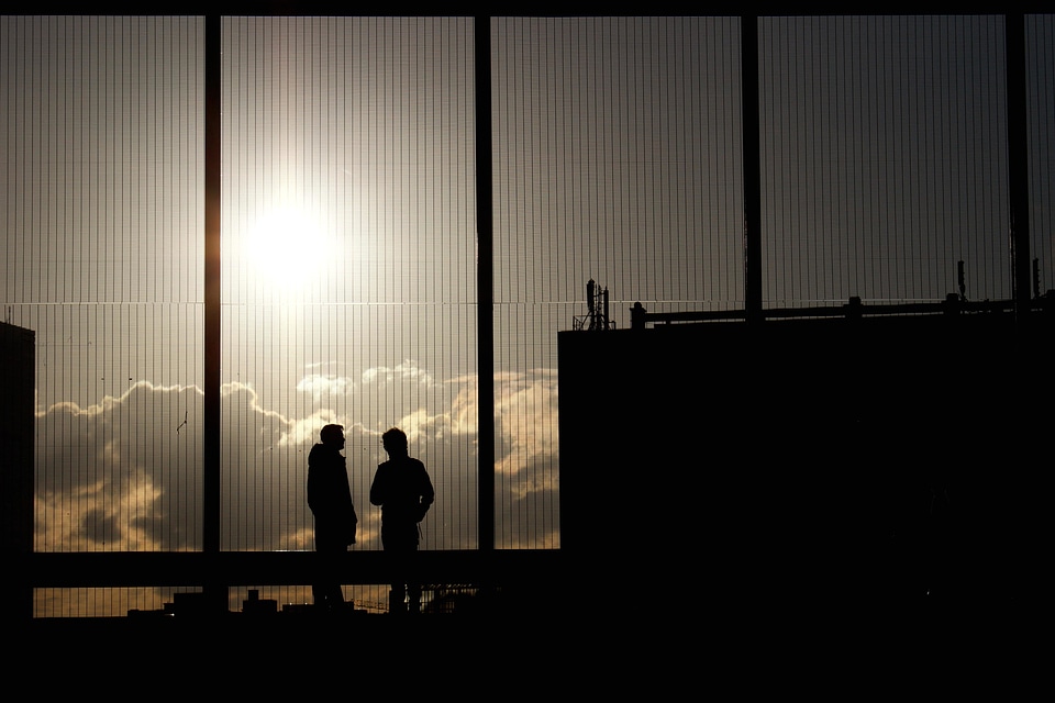Architecture backlight black