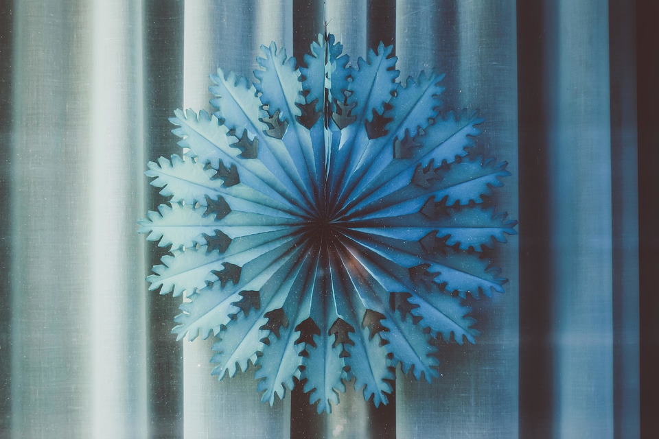 Art blue christmas
