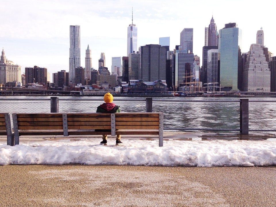 Architecture bench city