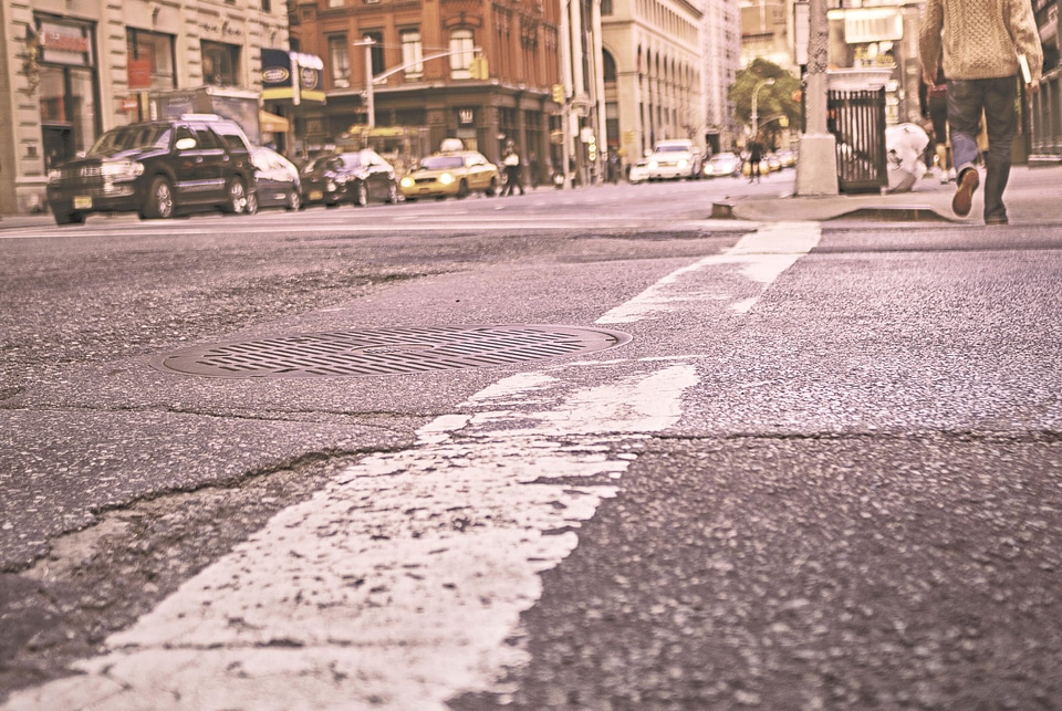 Architecture asphalt avenue