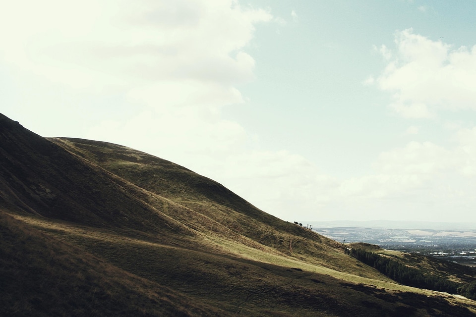 Cloud daylight high land