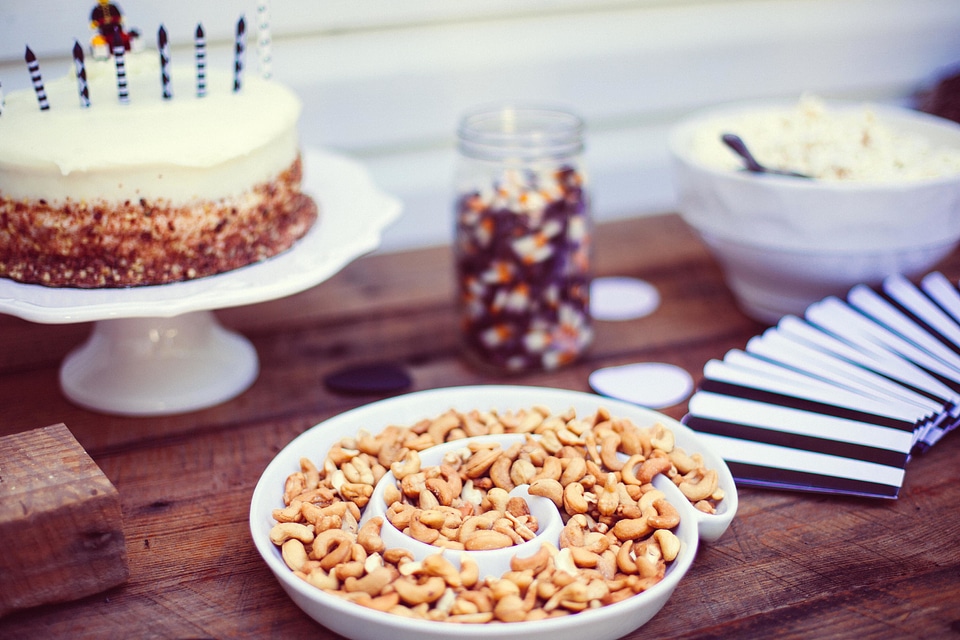 Birthday birthday cake bowl