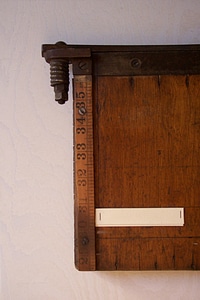 Typography cutting machine wood