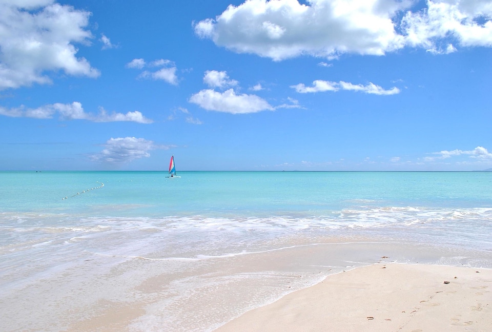 Bay beach caribbean