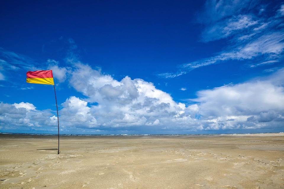 Beach cloud coast photo