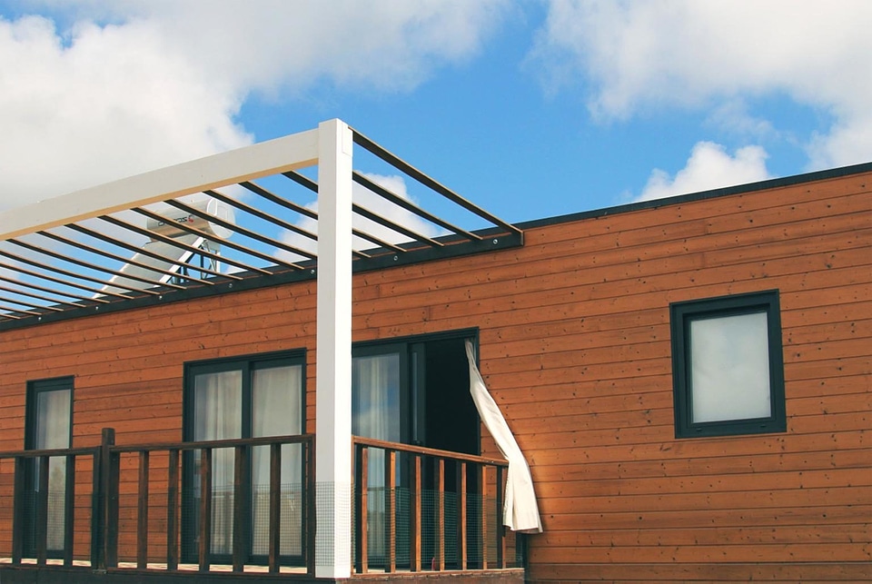 Architecture bungalow construction