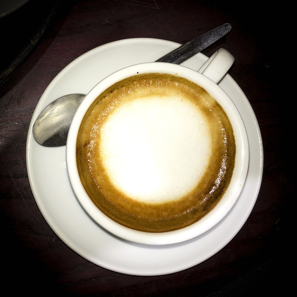 Beverage caffeine cappuccino