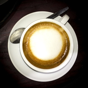 Beverage caffeine cappuccino