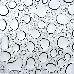 Black And White bubble design
