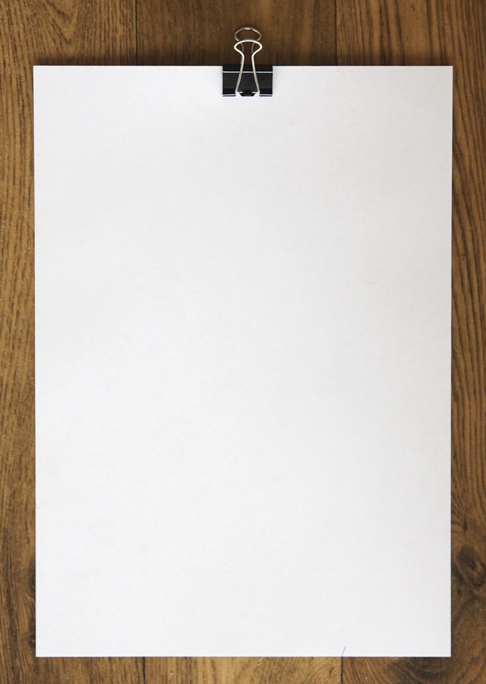 Frame paper wood