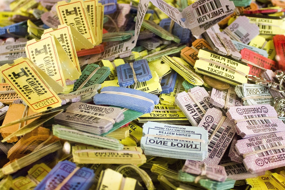 Colorful market paper