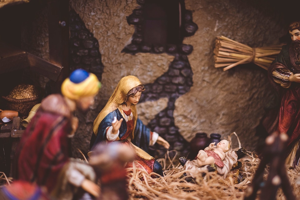 Art christian christmas