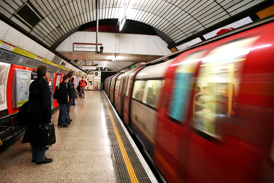 Underground travel train photo