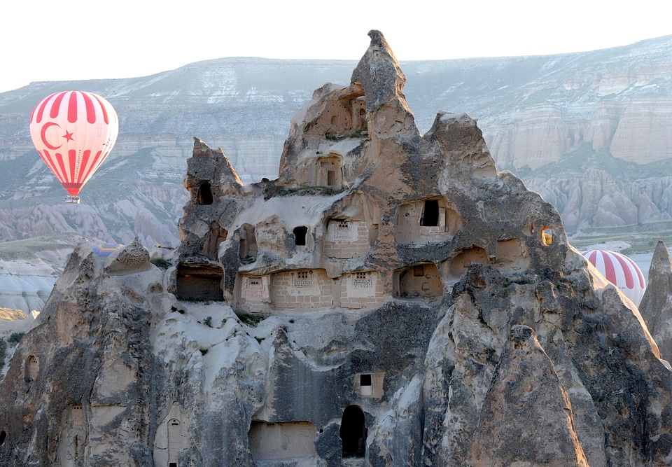 Turkey fairy chimneys troglodites
