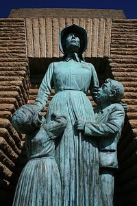 Woman children boy