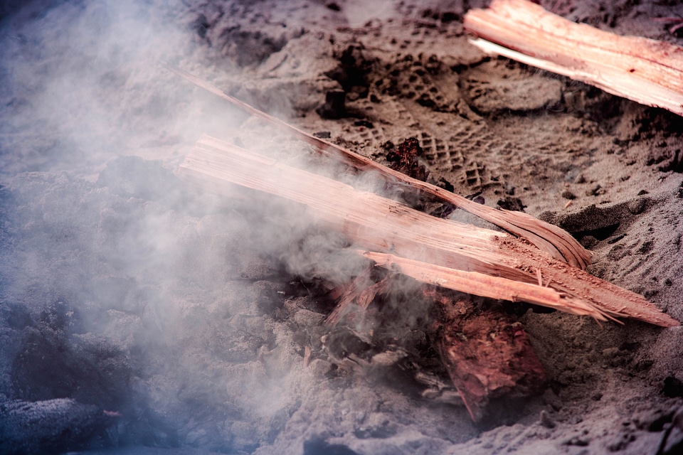 Campfire fire firewood