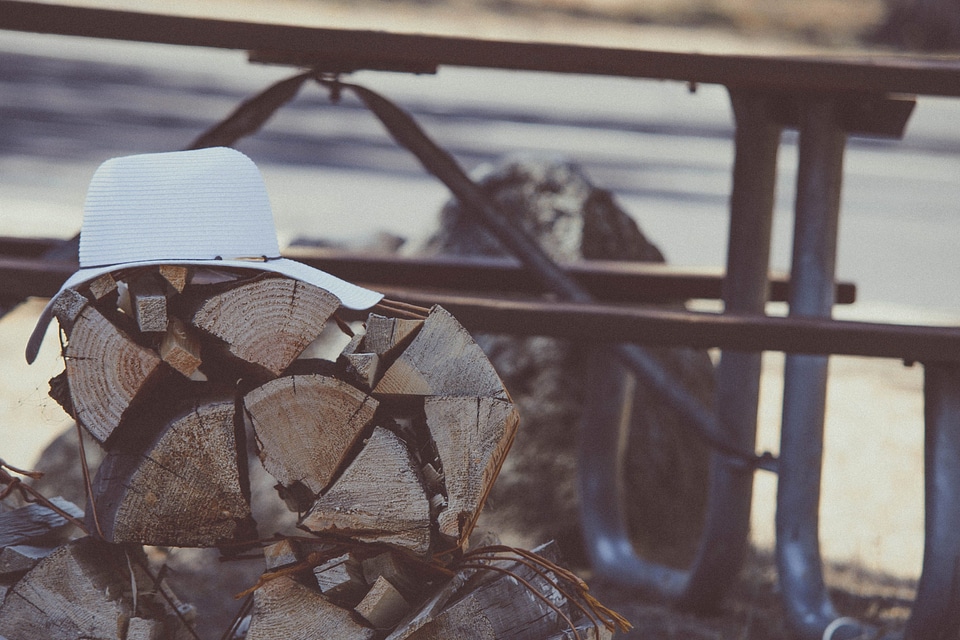 Decoration dusk firewood