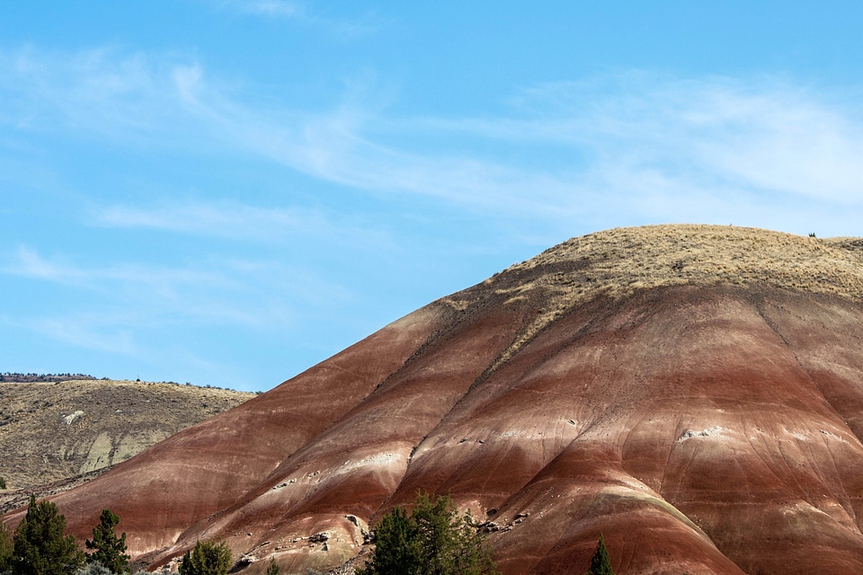 Blue Sky desert hill