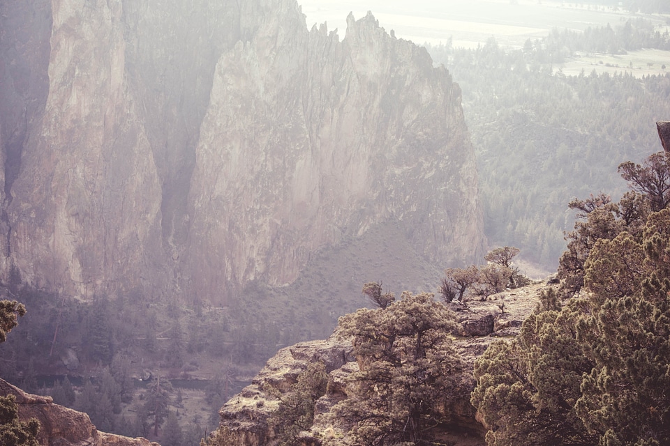 Canyon cliff daylight