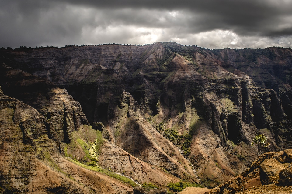 Canyon cliff desert