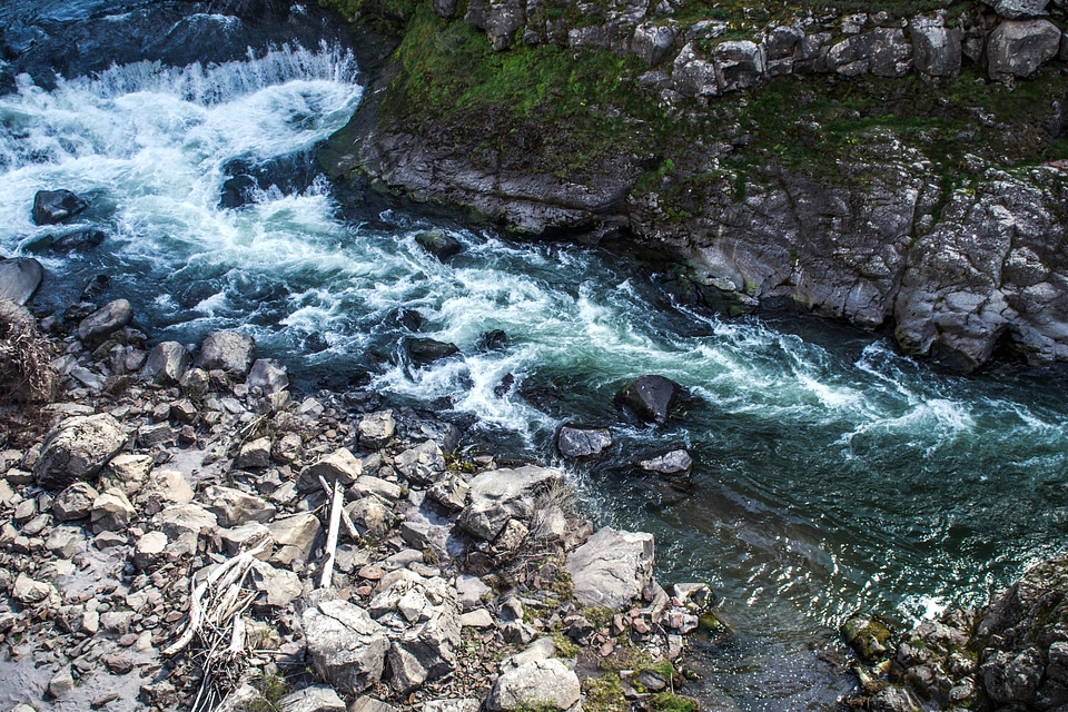 Beach cascade coast