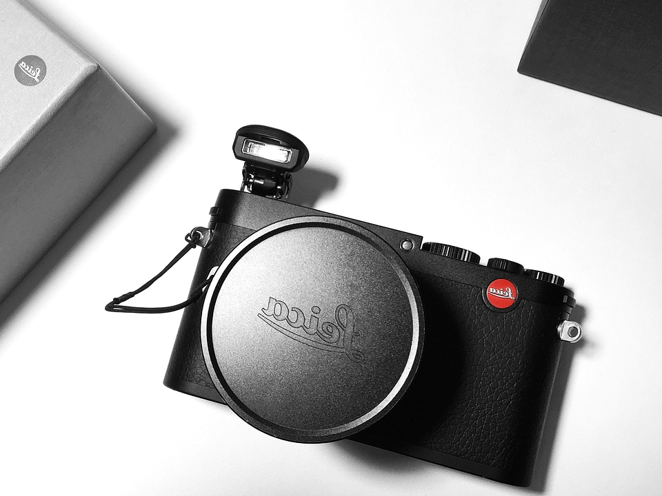 Antique black camera
