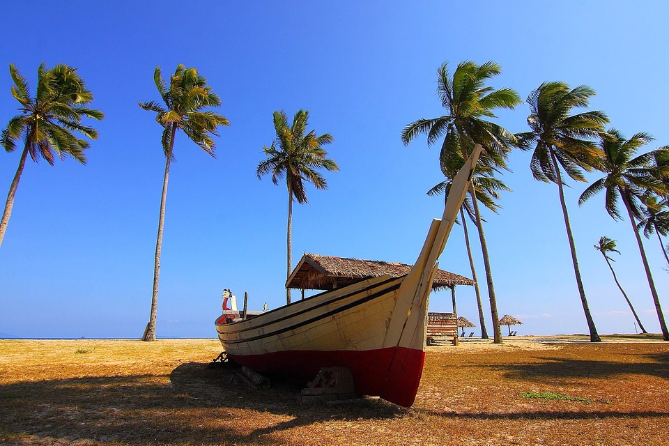 Beach beautiful photo boat