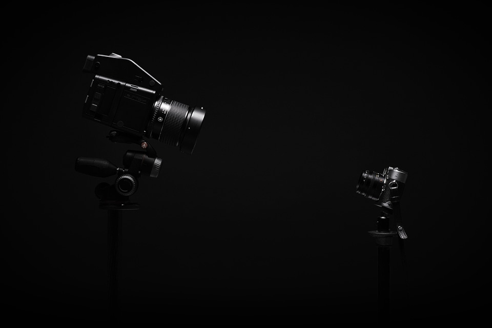 Black black and white dark
