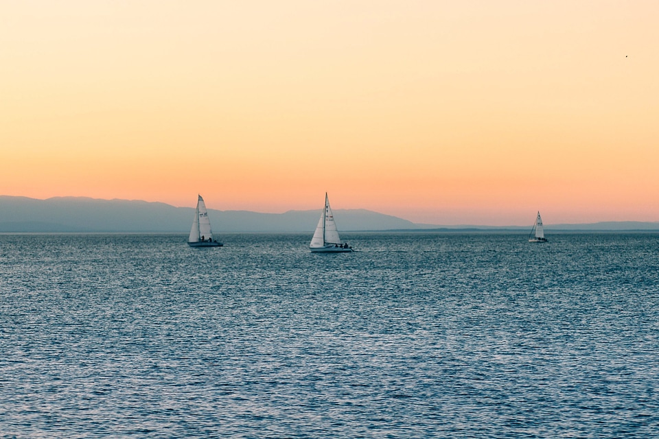 Beach boat cloud