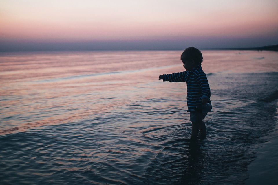 Beach child childhood