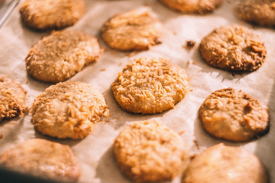 Biscuit brown cookie photo