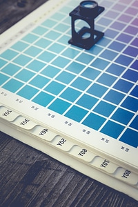 Blue business color