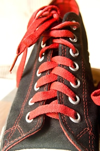 Black fashion footwear