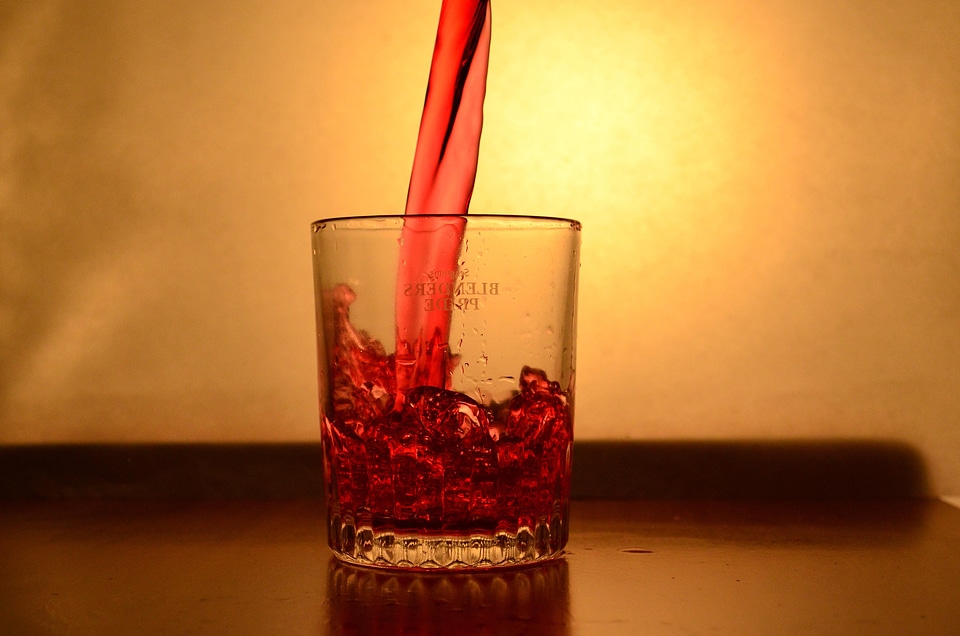 Beverage button cocktail