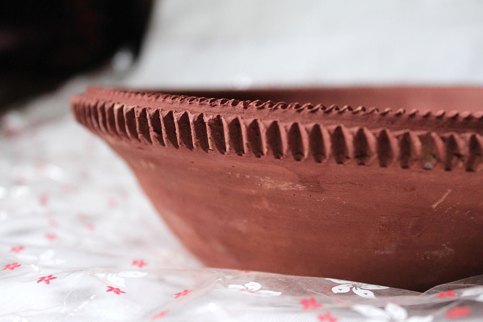 Art brown ceramics